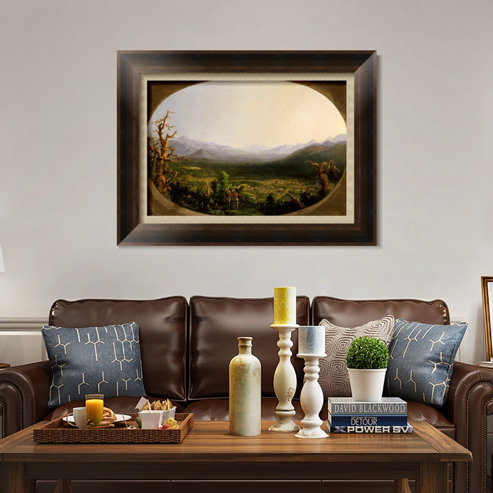 INVIN ART Framed Canvas Art Giclee Print Mountains#2 by Albert Bierstadt Wall Art