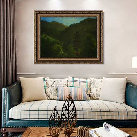 INVIN ART Framed Canvas Art Giclee Print Series#52 by Albert Bierstadt Wall Art Living Room Home Office Decorations