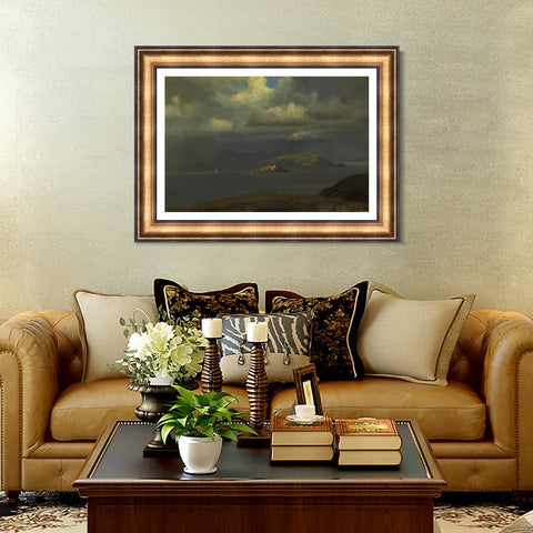INVIN ART Framed Canvas Art Giclee Print Series#53 by Albert Bierstadt Wall Art Living Room Home Office Decorations
