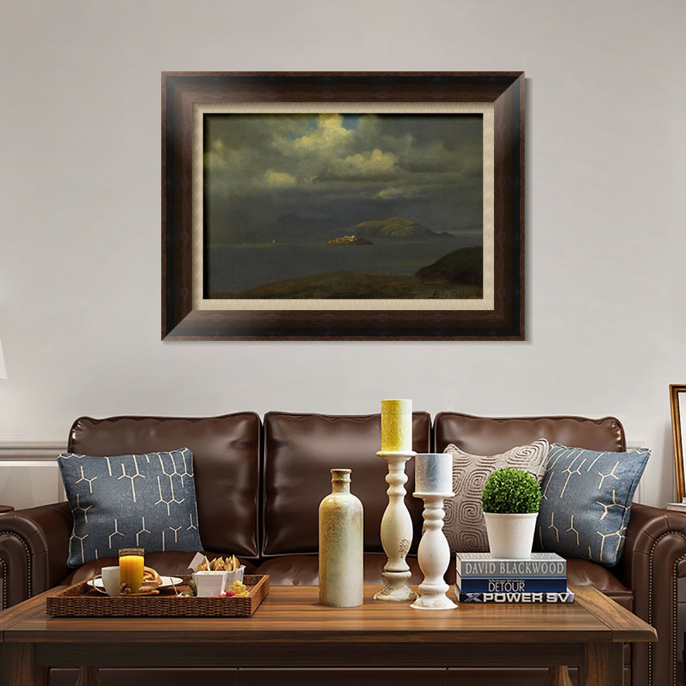 INVIN ART Framed Canvas Art Giclee Print Series#53 by Albert Bierstadt Wall Art