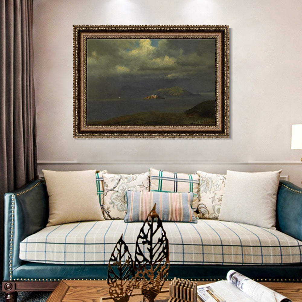 INVIN ART Framed Canvas Art Giclee Print Series#53 by Albert Bierstadt Wall Art