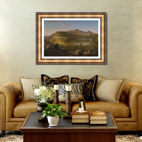INVIN ART Framed Canvas Art Giclee Print Series#61 by Albert Bierstadt Wall Art Living Room Home Office Decorations