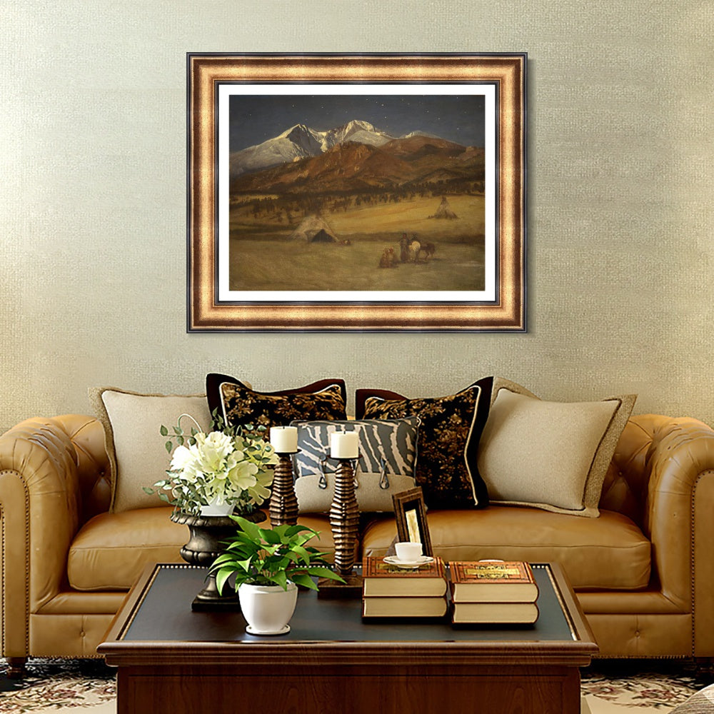 INVIN ART Framed Canvas Art Giclee Print Series#66 by Albert Bierstadt Wall Art
