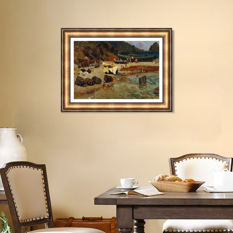 INVIN ART Framed Canvas Art Giclee Print Series#75 by Albert Bierstadt Wall Art Living Room Home Office Decorations