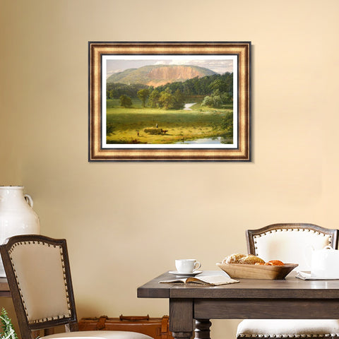 INVIN ART Framed Canvas Art Giclee Print Series#78 by Albert Bierstadt Wall Art Living Room Home Office Decorations
