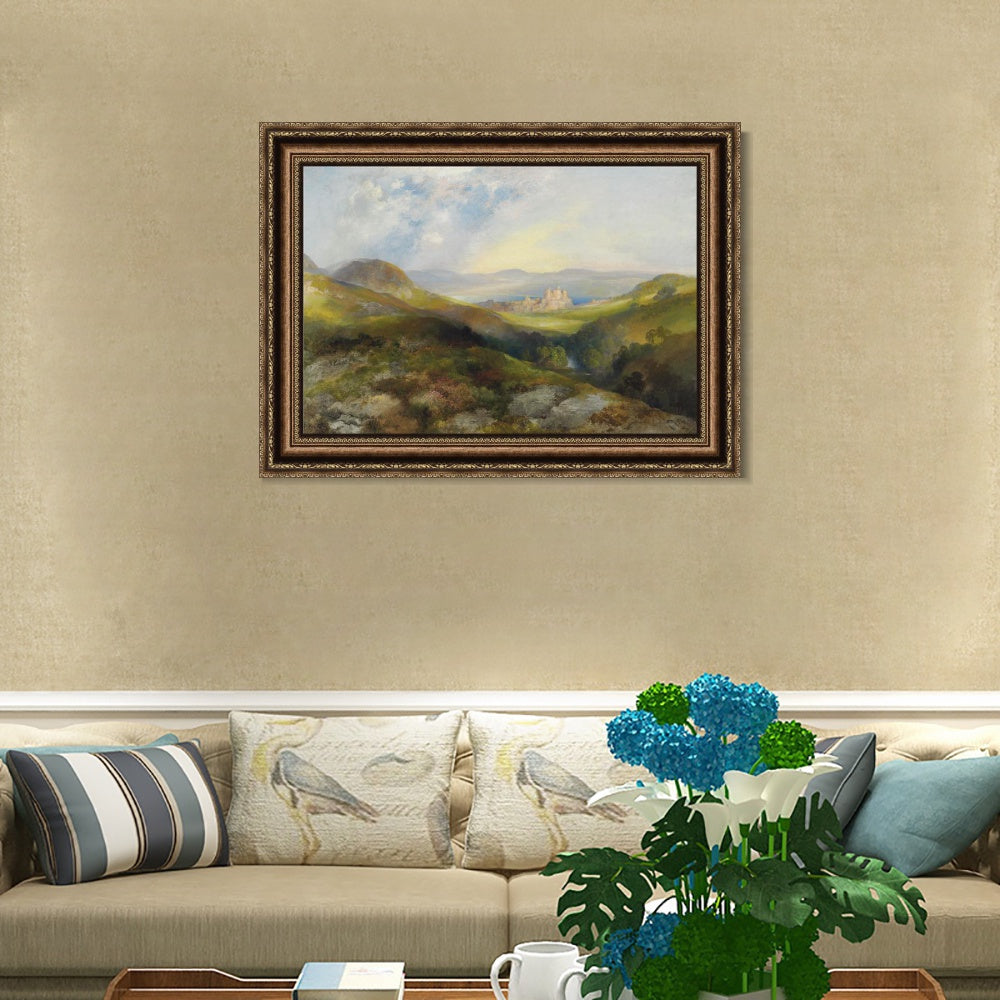 INVIN ART Framed Canvas Art Giclee Print Series#82 Landscape by Albert Bierstadt Wall Art