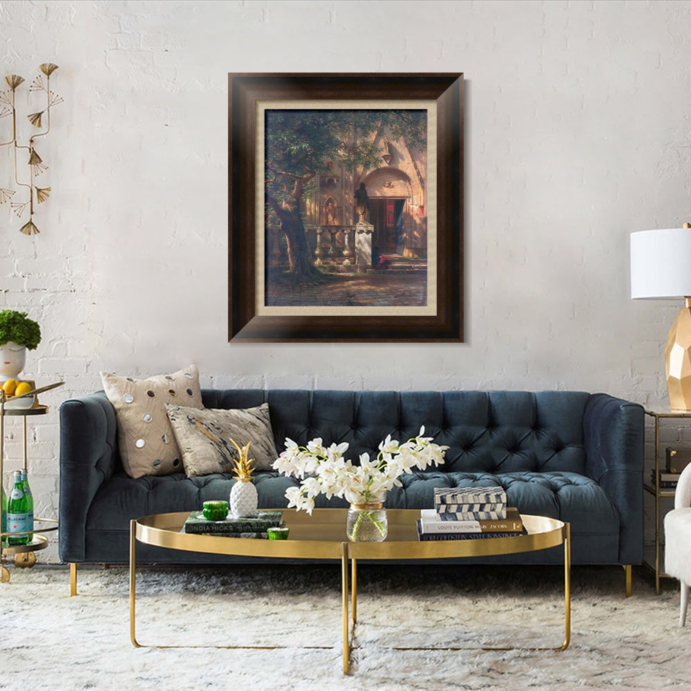 INVIN ART Framed Canvas Art Giclee Print Series#90 by Albert Bierstadt Wall Art