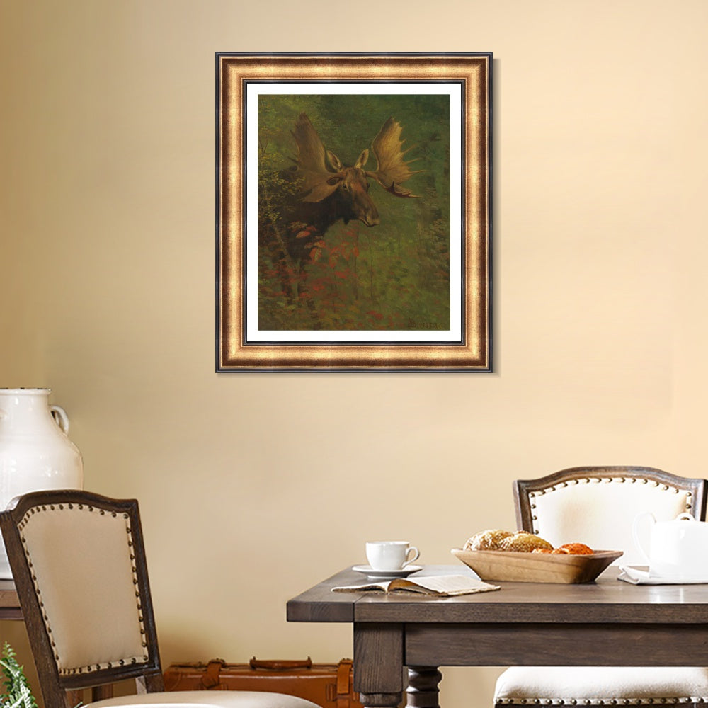 INVIN ART Framed Canvas Art Giclee Print Series#93 by Albert Bierstadt Wall Art