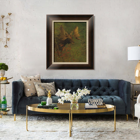 INVIN ART Framed Canvas Art Giclee Print Series#93 by Albert Bierstadt Wall Art Living Room Home Office Decorations