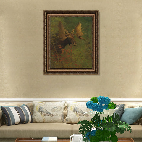 INVIN ART Framed Canvas Art Giclee Print Series#93 by Albert Bierstadt Wall Art Living Room Home Office Decorations