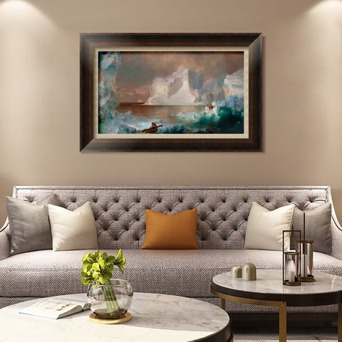INVIN ART Framed Canvas Art Giclee Print Series#104 by Albert Bierstadt Wall Art Living Room Home Office Decorations
