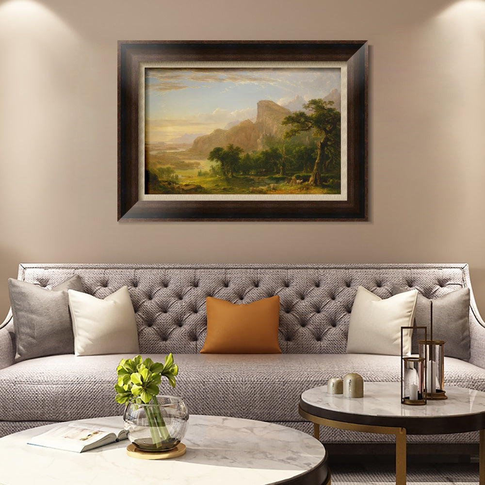 INVIN ART Framed Canvas Art Giclee Print Sky by Albert Bierstadt Wall Art
