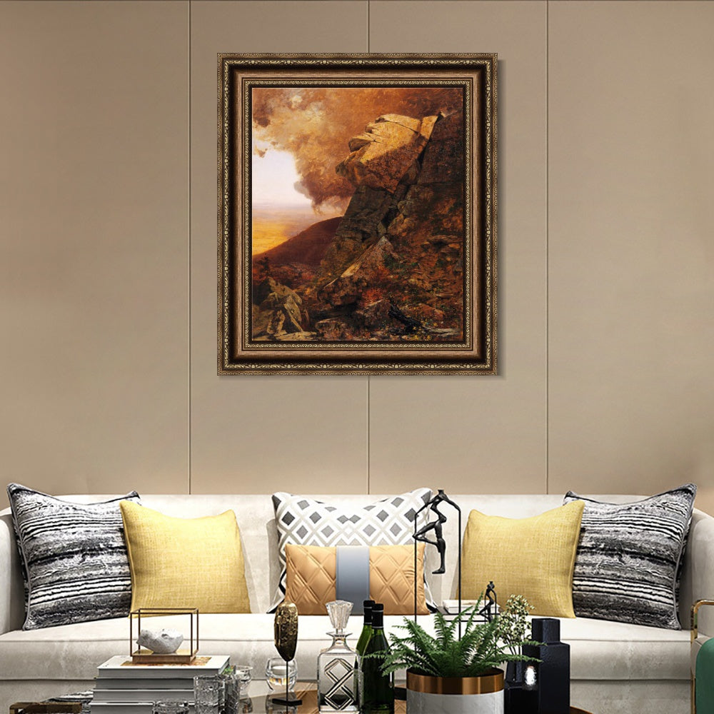 INVIN ART Framed Canvas Art Giclee Print Series#148 by Albert Bierstadt Wall Art