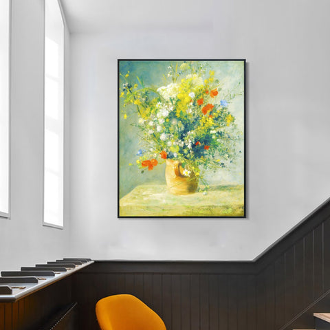 INVIN ART Framed Canvas Series#066 by Pierre Auguste Renoir Wall Art Living Room Home Office Decorations