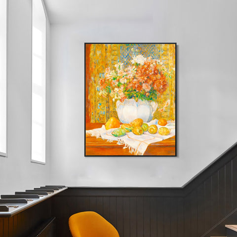 INVIN ART Framed Canvas Series#075 by Pierre Auguste Renoir Wall Art Living Room Home Office Decorations