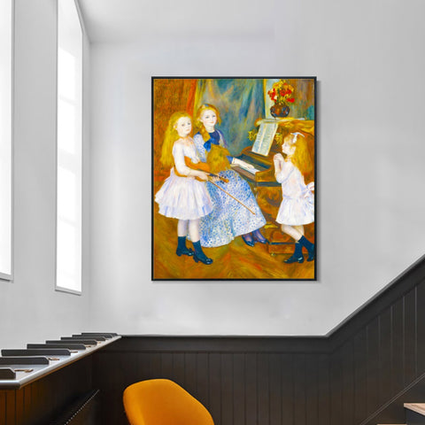 INVIN ART Framed Canvas Series#076 by Pierre Auguste Renoir Wall Art Living Room Home Office Decorations