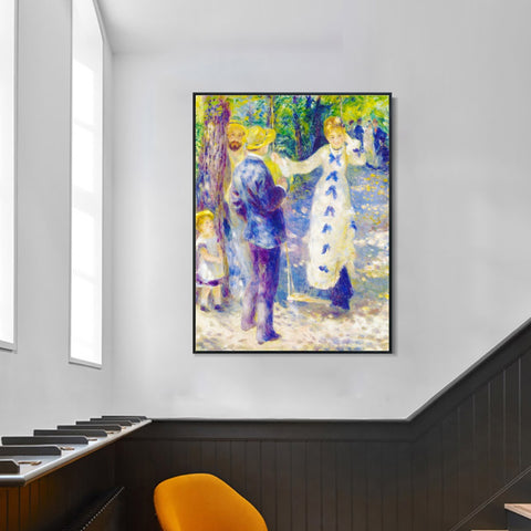 INVIN ART Framed Canvas Series#078 by Pierre Auguste Renoir Wall Art Living Room Home Office Decorations