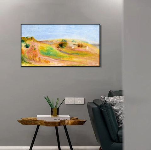INVIN ART Framed Canvas PAYSAGE 9 by Pierre Auguste Renoir Wall Art Living Room Home Office Decorations