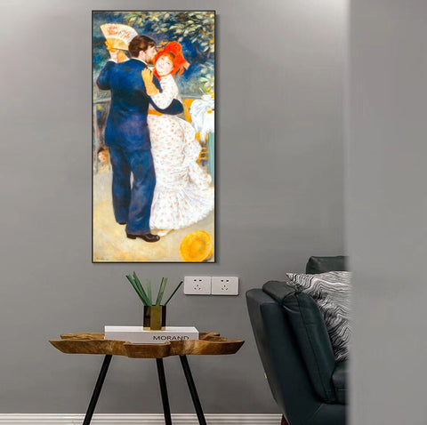 INVIN ART Framed Canvas Dancer1 by Pierre Auguste Renoir Wall Art Living Room Home Office Decorations