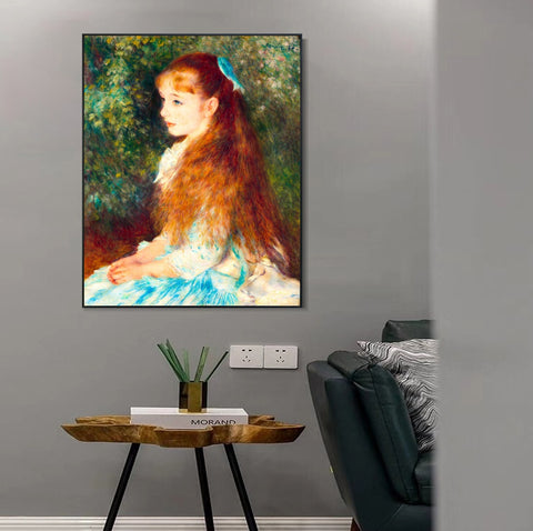 INVIN ART Framed Canvas Series#189 by Pierre Auguste Renoir Wall Art Living Room Home Office Decorations