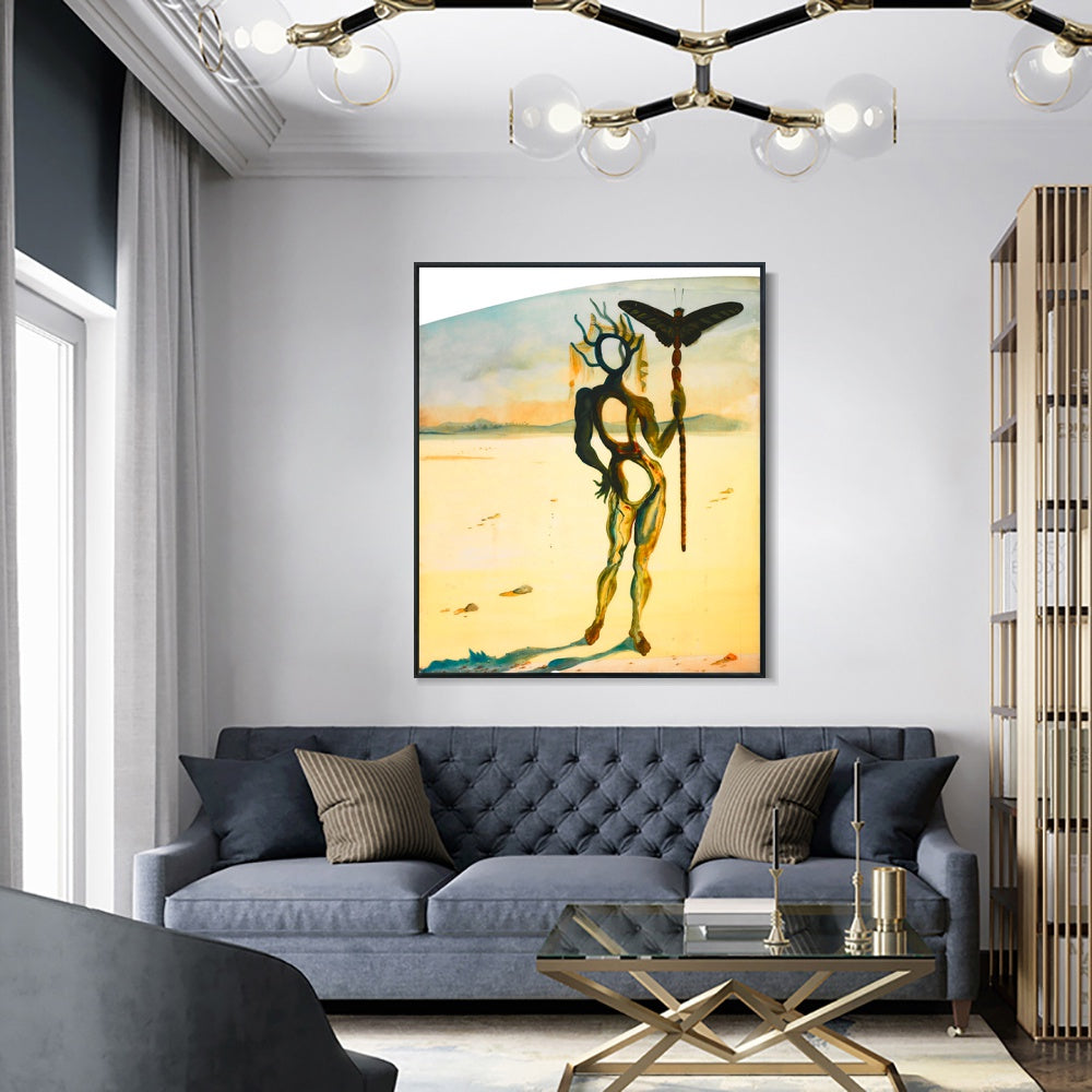 INVIN ART Framed Canvas Series#060 by Salvador Dal Wall Art Living Room Home Office Decorations