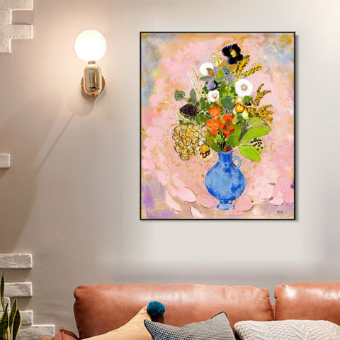 INVIN ART Framed Canvas Series#027 by Odilon Redon Wall Art Living Room Home Office Decorations