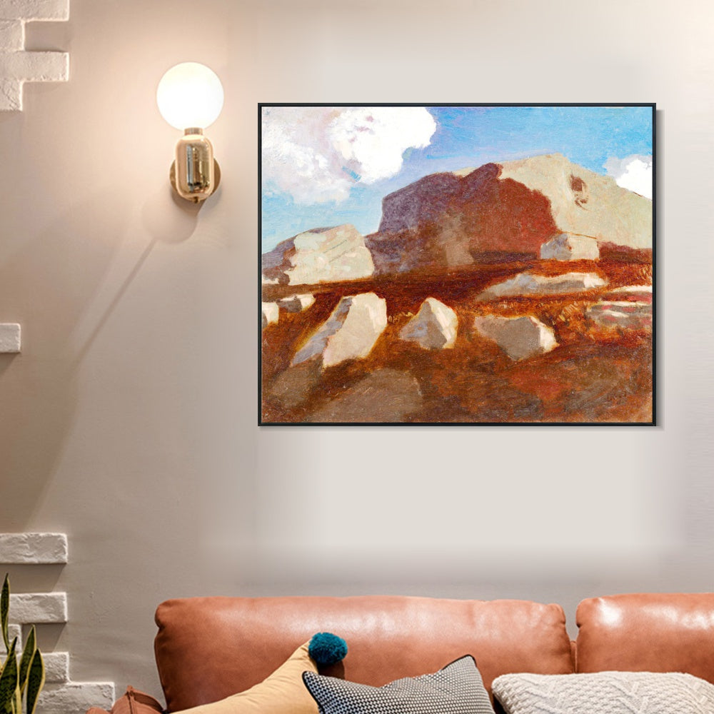 INVIN ART Framed Canvas Series#032 by Odilon Redon Wall Art Living Room Home Office Decorations