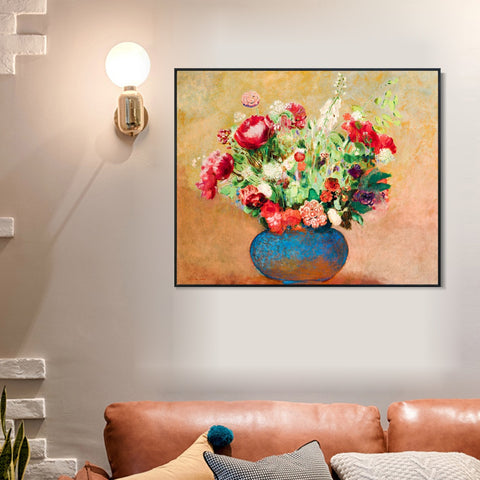 INVIN ART Framed Canvas Series#035 by Odilon Redon Wall Art Living Room Home Office Decorations