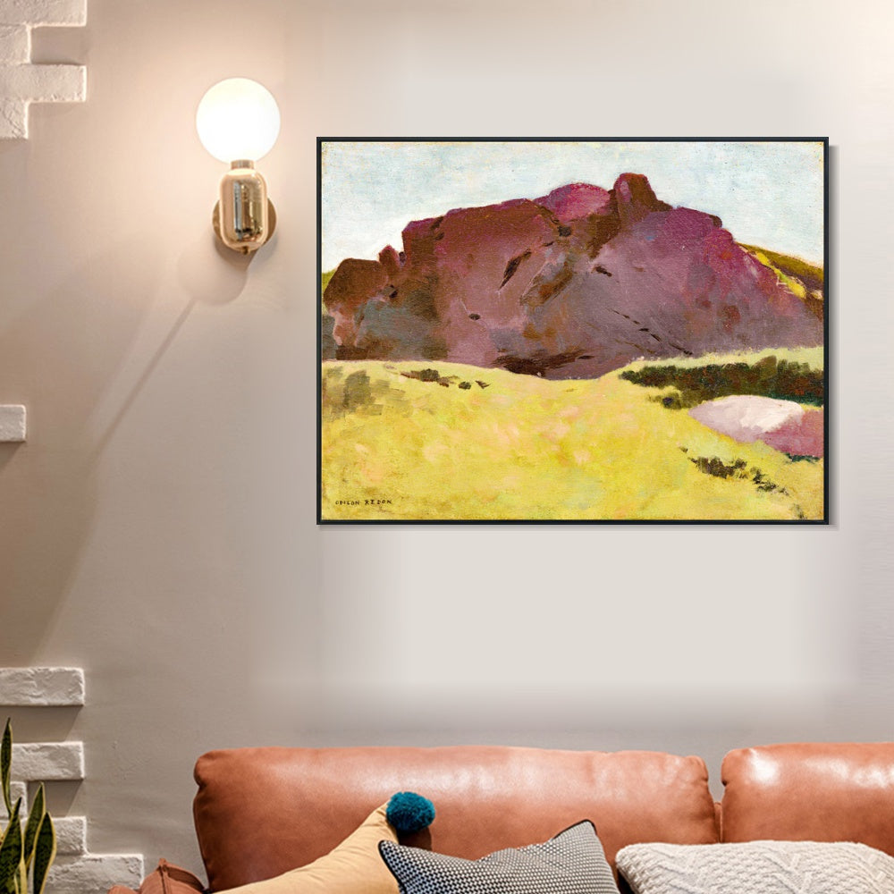 INVIN ART Framed Canvas Series#048 by Odilon Redon Wall Art Living Room Home Office Decorations