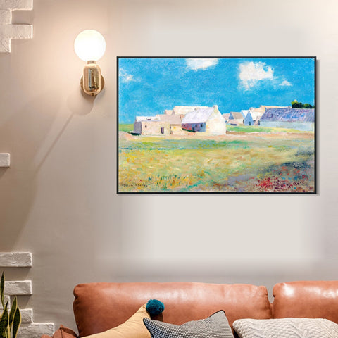 INVIN ART Framed Canvas Series#055 by Odilon Redon Wall Art Living Room Home Office Decorations