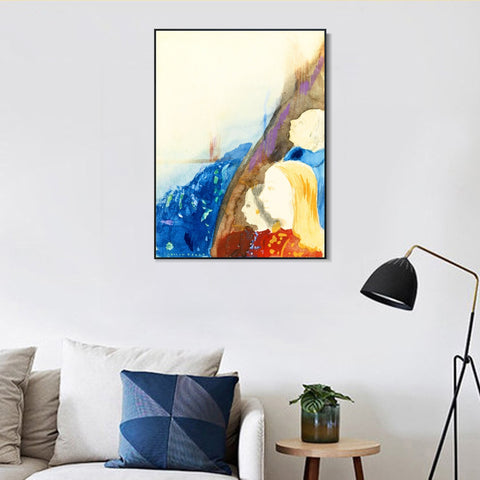 INVIN ART Framed Canvas Series#092 by Odilon Redon Wall Art Living Room Home Office Decorations