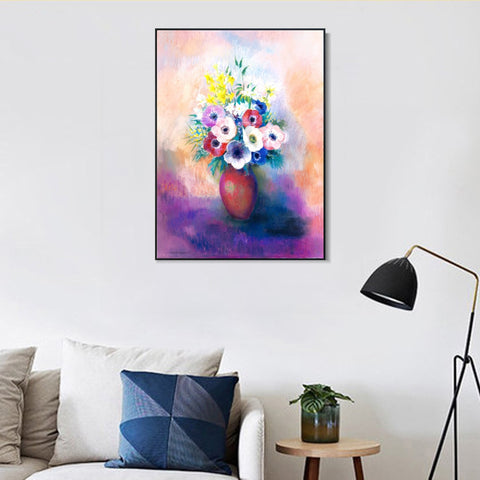 INVIN ART Framed Canvas Series#099 by Odilon Redon Wall Art Living Room Home Office Decorations