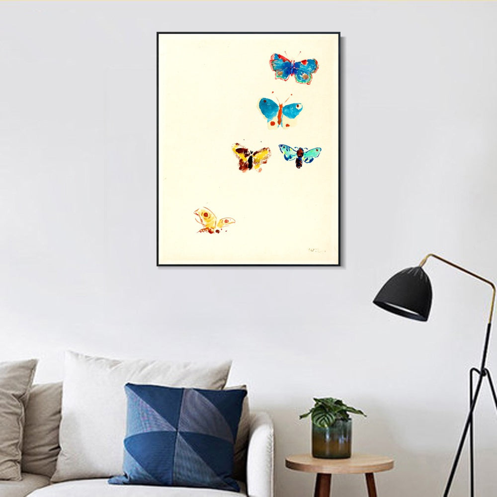 INVIN ART Framed Canvas Series#110 by Odilon Redon Wall Art Living Room Home Office Decorations