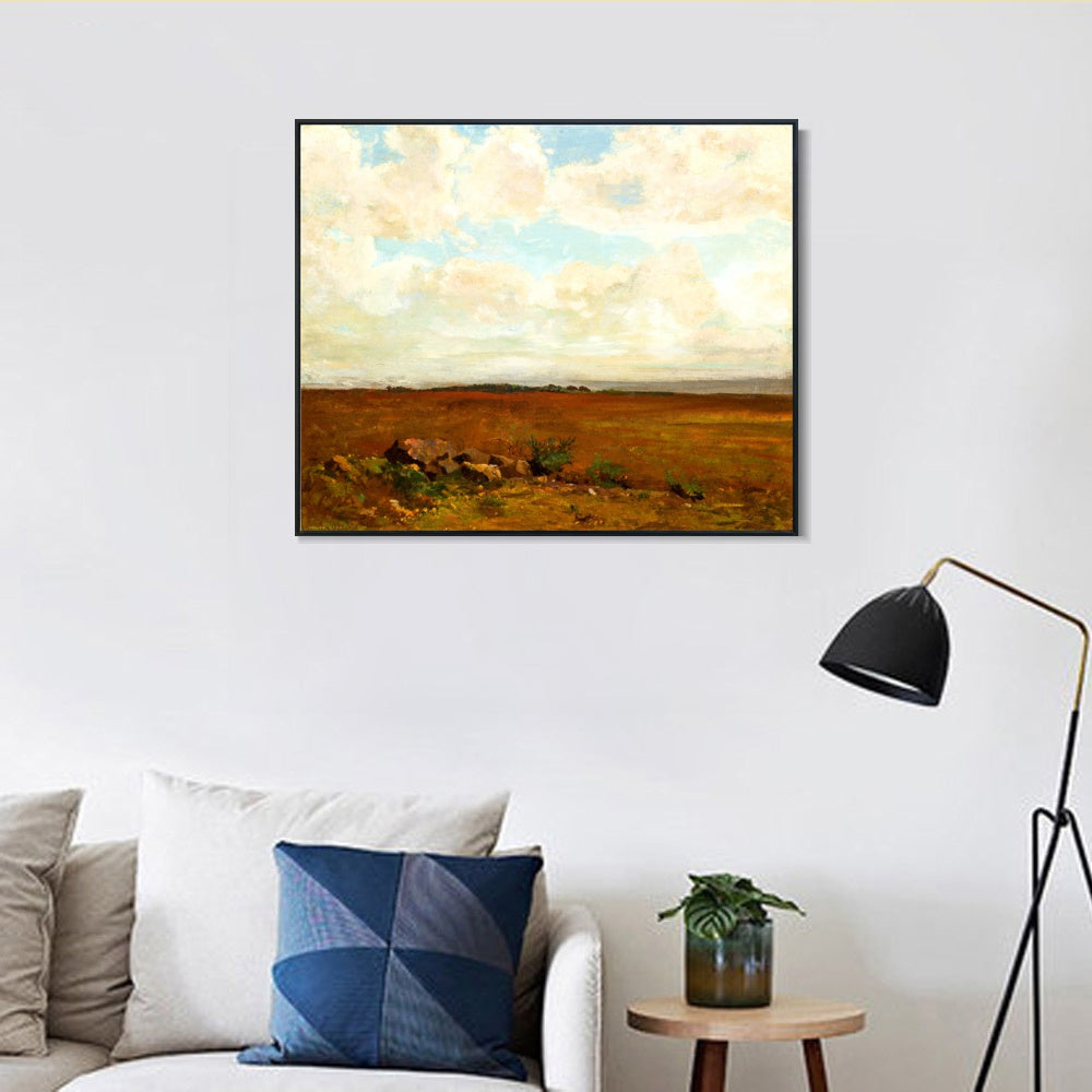 INVIN ART Framed Canvas Series#121 by Odilon Redon Wall Art Living Room Home Office Decorations