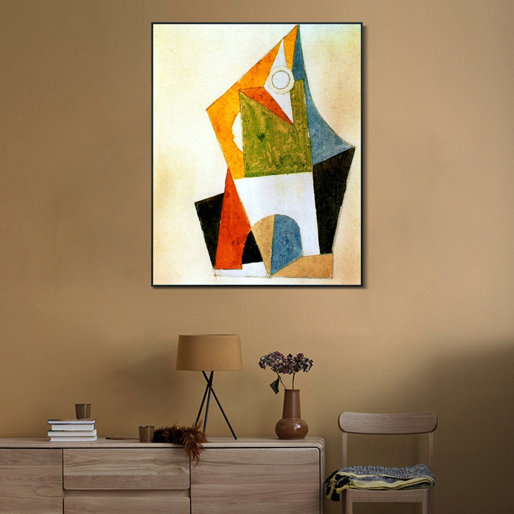 INVIN ART Framed Canvas Giclee Print Art 1920 Composition by Pablo Picasso Wall Art