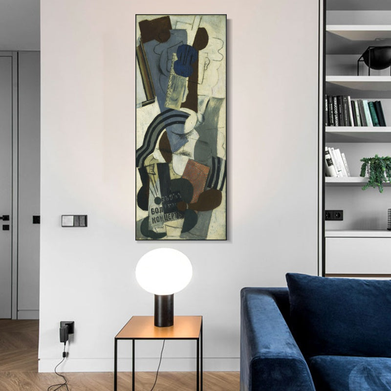 INVIN ART Framed Canvas Giclee Print Art Series#385 by Pablo Picasso Wall Art