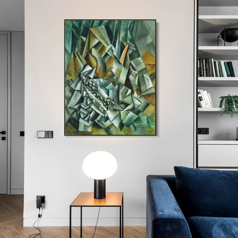 INVIN ART Framed Canvas Giclee Print Art Series#388 by Pablo Picasso Wall Art