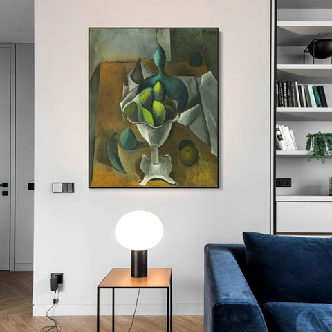 INVIN ART Framed Canvas Giclee Print Art Series#390 by Pablo Picasso Wall Art Living Room Home Office Decorations