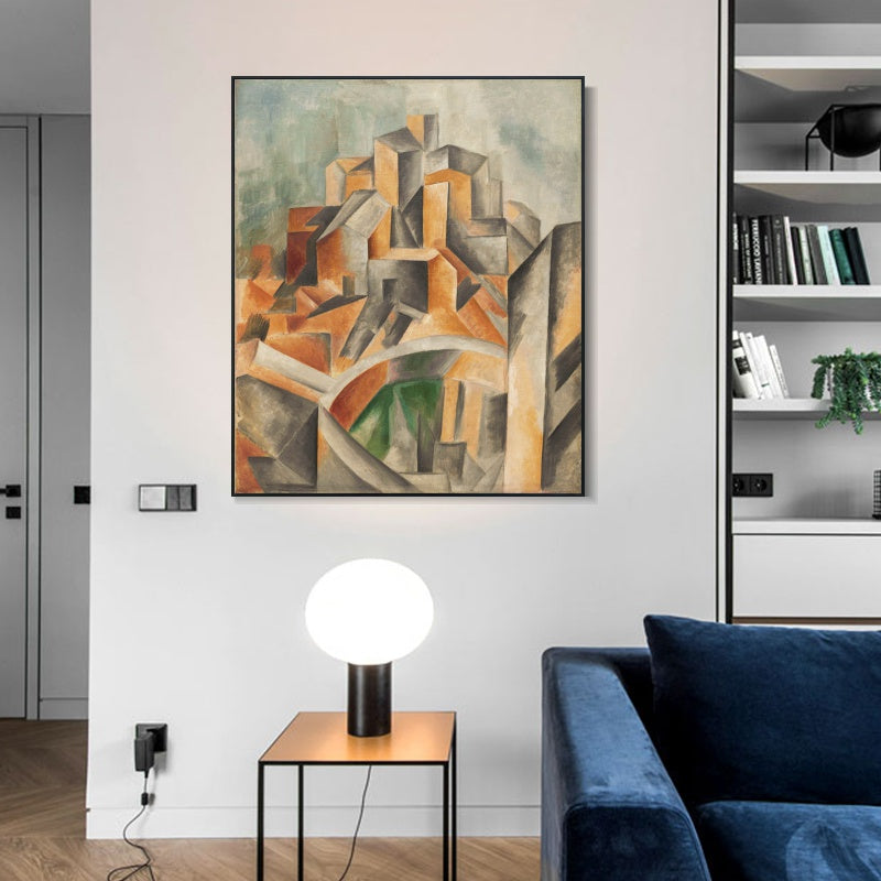 INVIN ART Framed Canvas Giclee Print Art Series#391 by Pablo Picasso Wall Art Living Room Home Office Decorations