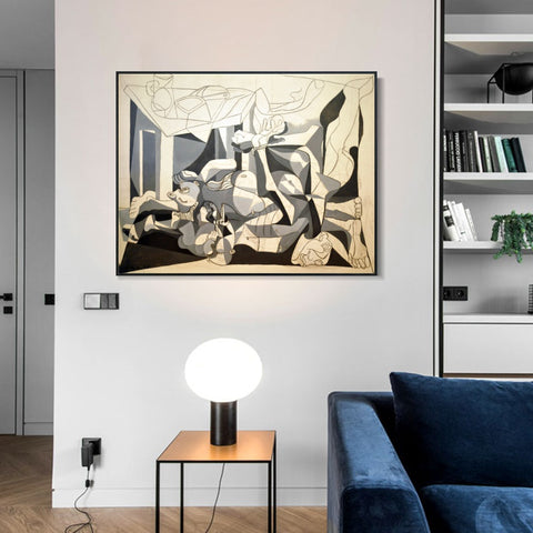 INVIN ART Framed Canvas Giclee Print Art Series#419 by Pablo Picasso Wall Art Living Room Home Office Decorations