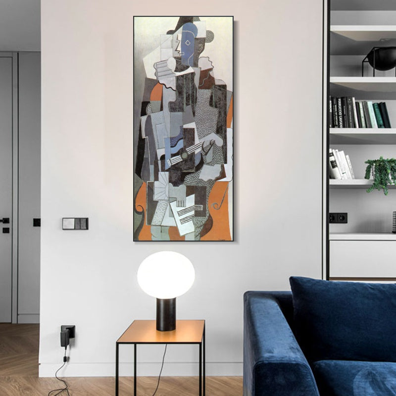INVIN ART Framed Canvas Giclee Print Art Series#454 by Pablo Picasso Wall Art