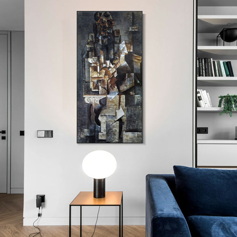 INVIN ART Framed Canvas Giclee Print Art Series#468 by Pablo Picasso Wall Art