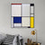 INVIN ART Framed Canvas Series#002 by Piet Cornelies Mondrian Wall Art Living Room Home Office Decorations
