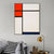 INVIN ART Framed Canvas Series#011 by Piet Cornelies Mondrian Wall Art Living Room Home Office Decorations