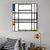 INVIN ART Framed Canvas Series#014 by Piet Cornelies Mondrian Wall Art Living Room Home Office Decorations