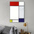 INVIN ART Framed Canvas Series#021 by Piet Cornelies Mondrian Wall Art Living Room Home Office Decorations