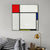 INVIN ART Framed Canvas Series#025 by Piet Cornelies Mondrian Wall Art Living Room Home Office Decorations