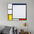 INVIN ART Framed Canvas Series#029 by Piet Cornelies Mondrian Wall Art Living Room Home Office Decorations