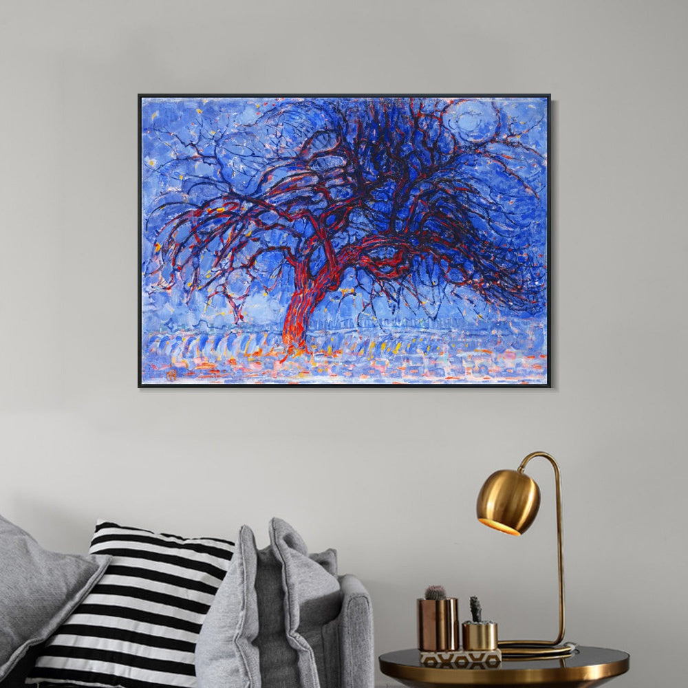 INVIN ART Framed Canvas Series#034 by Piet Cornelies Mondrian Wall Art Living Room Home Office Decorations