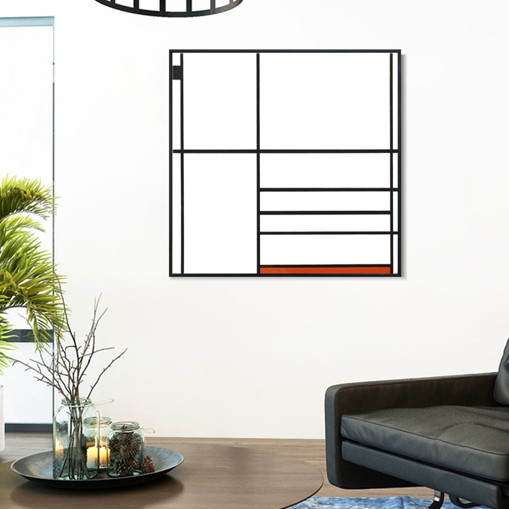 INVIN ART Framed Canvas Series#080 by Piet Cornelies Mondrian Wall Art Living Room Home Office Decorations